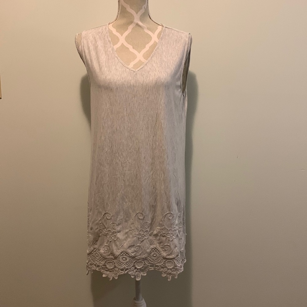 Yest - Grey Heathered T-Shirt Dress​​